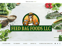 Tablet Screenshot of feedbagfoods.com